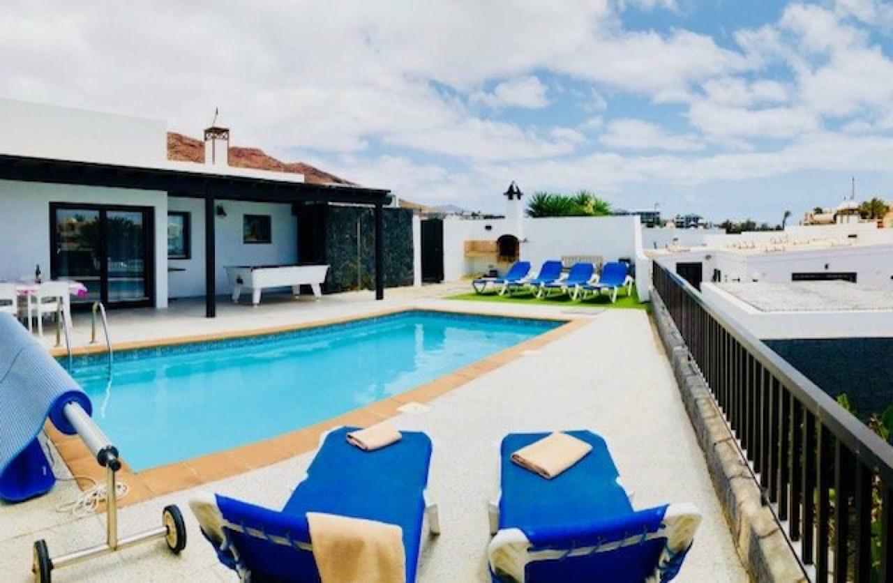 Villa Neptuno With Private Pool, Sea View, Sat-Tv & Free Wifi Playa Blanca  Exterior foto
